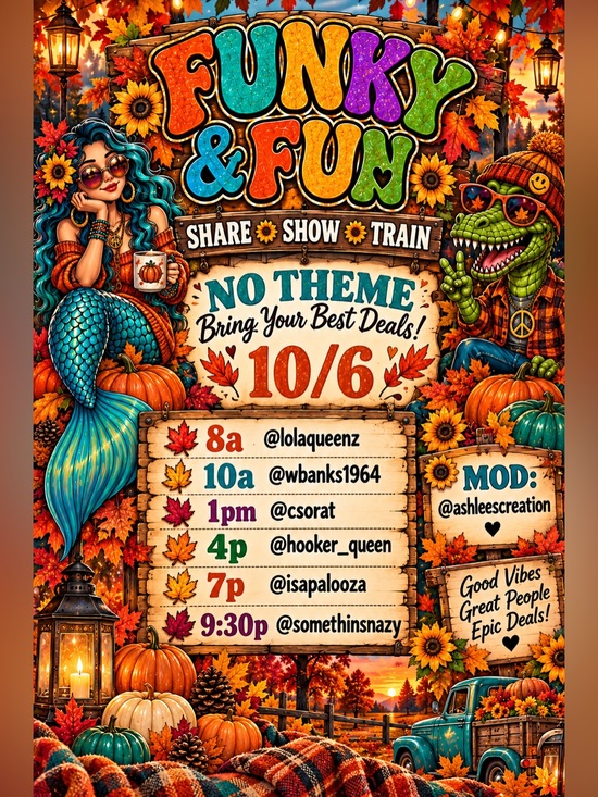 Hand Crafted Other - Funky & Fun Share Show Train